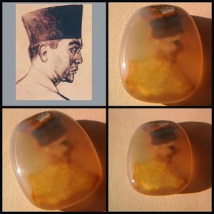 Akik Bergambar Soekarno - Jenis batu akik paling mahal dan paling langka